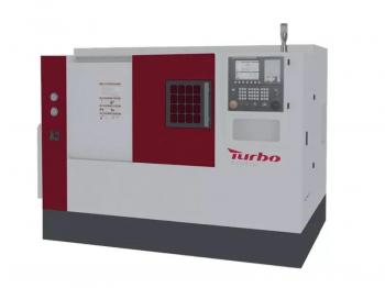 Máy tiện CNC băng nghiêng hai trục chính HTB50Y