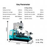 Máy tiện – phay – khoan mini đa năng MP125